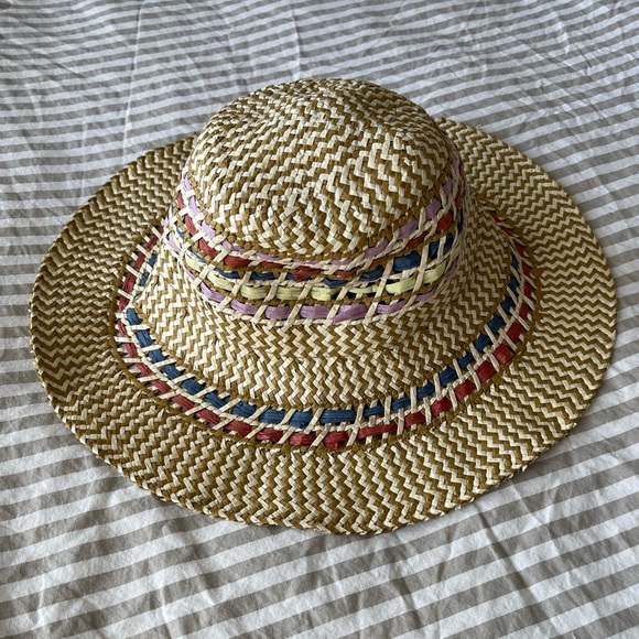Italian Raffaello Bettini Straw Sun Hat - Picture 3 of 7